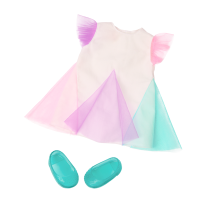 OUR GENERATION  Tessie “From Hair to There”  18'' Hair Grow Doll with Extendable Braid