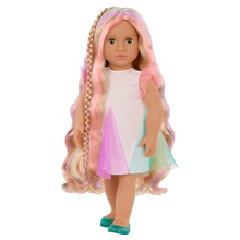 OUR GENERATION  Tessie “From Hair to There”  18'' Hair Grow Doll with Extendable Braid
