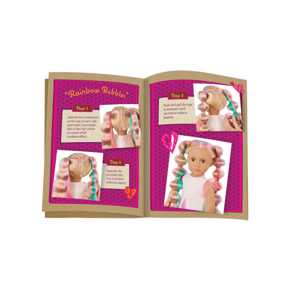 OUR GENERATION  Tessie “From Hair to There”  18'' Hair Grow Doll with Extendable Braid