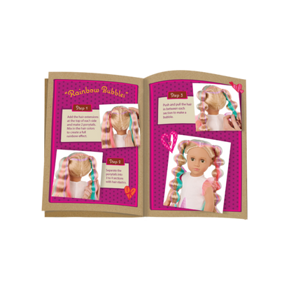 OUR GENERATION  Tessie “From Hair to There”  18'' Hair Grow Doll with Extendable Braid