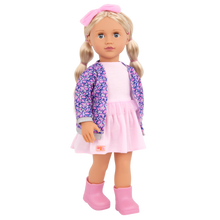 Our Generation Joana 18" Fashion Doll in Leopard Cardigan