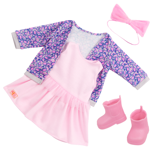 Our Generation Joana 18" Fashion Doll in Leopard Cardigan