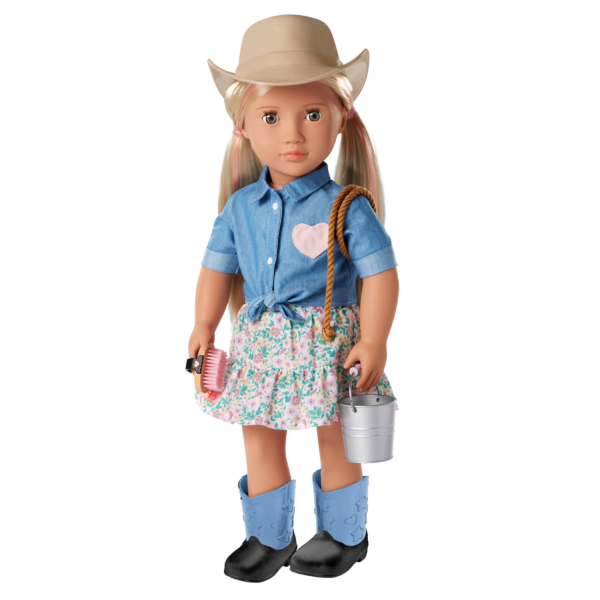 Our Generation  Lainey  Posable 18-inch Cowgirl Doll & Storybook