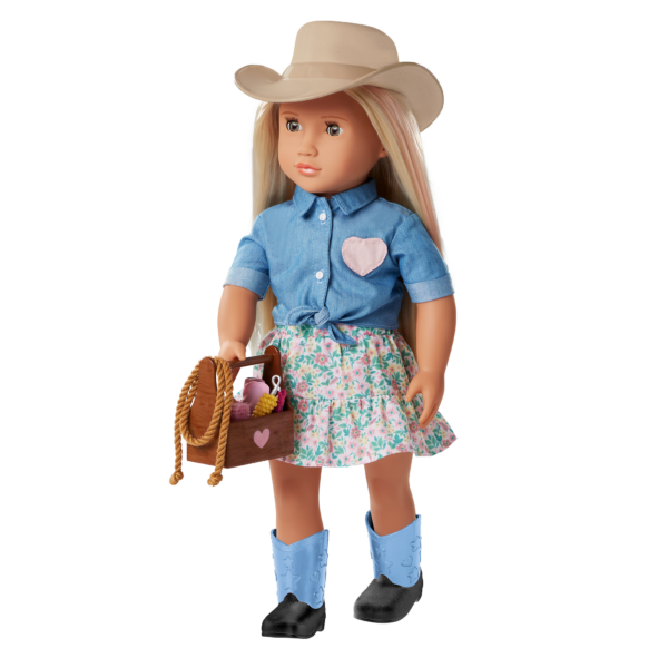 Our Generation  Lainey  Posable 18-inch Cowgirl Doll & Storybook