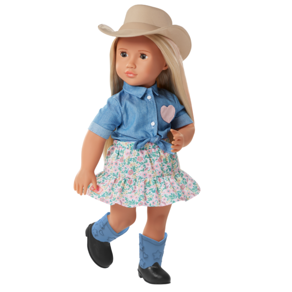 Our Generation  Lainey  Posable 18-inch Cowgirl Doll & Storybook