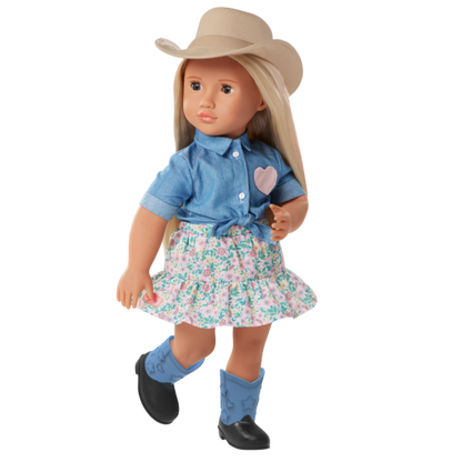 Our Generation  Lainey  Posable 18-inch Cowgirl Doll & Storybook