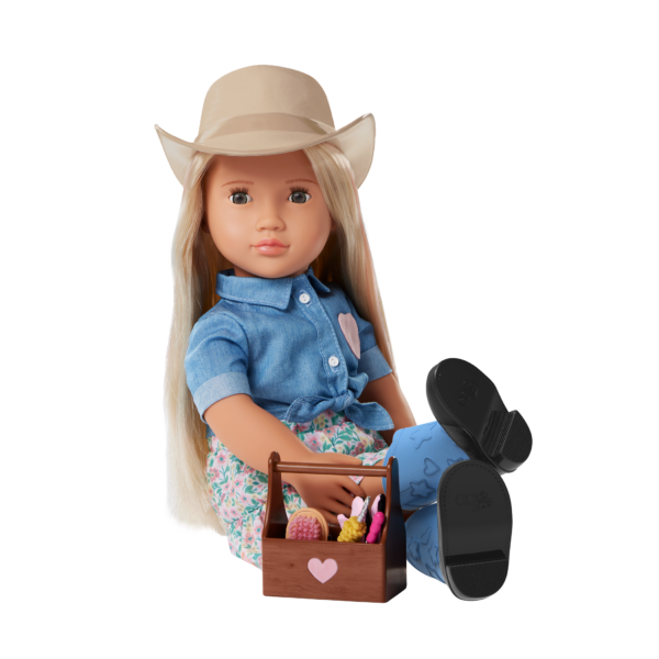 Our Generation  Lainey  Posable 18-inch Cowgirl Doll & Storybook