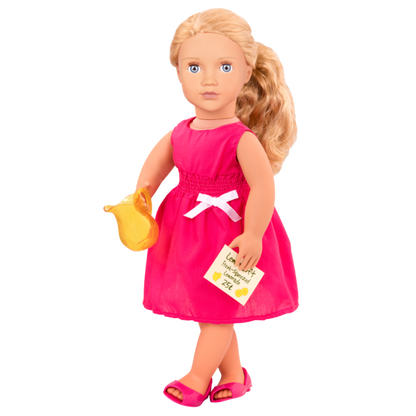 Our Generation Lily Anna with Riding Book