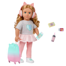 Our Generation Linzi 18-inch Doll with Luggage & Accessories