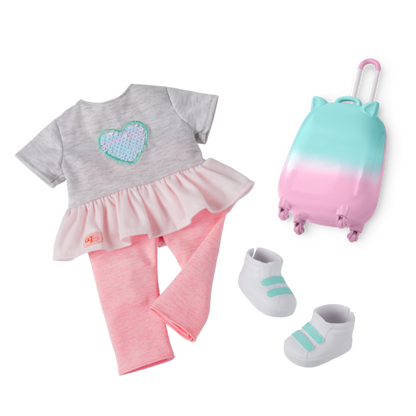 Our Generation Linzi 18-inch Doll with Luggage & Accessories