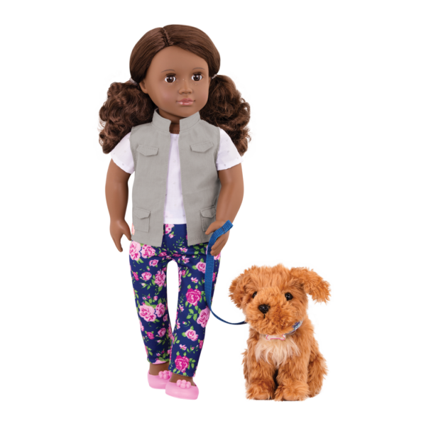 Our Generation Malia Doll with Pet Dog
