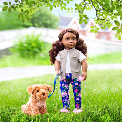 Our Generation Malia Doll with Pet Dog