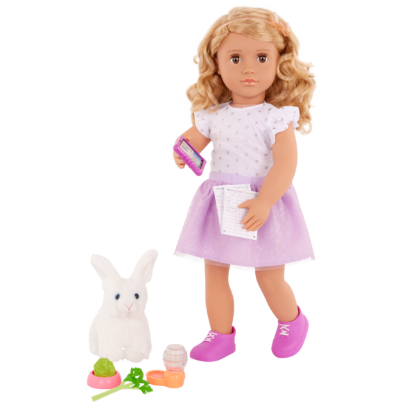 Our Generation  Tabby  Posable 18-inch Doll & Storybook Set