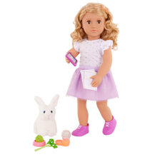 Our Generation  Tabby  Posable 18-inch Doll & Storybook Set