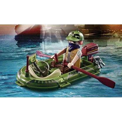 PLAYMOBIL City Action Police Sea Plane with Dinghy