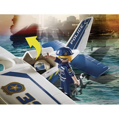 PLAYMOBIL City Action Police Sea Plane with Dinghy