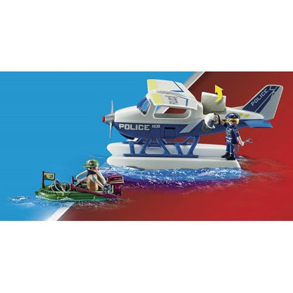 PLAYMOBIL City Action Police Sea Plane with Dinghy