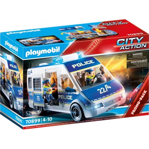 PLAYMOBIL City Action Police Van with Light & Sound