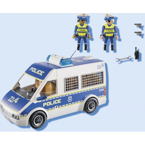 PLAYMOBIL City Action Police Van with Light & Sound