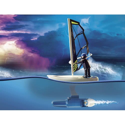 PLAYMOBIL City Action Sea Rescue: Dog Rescuing a Surfer