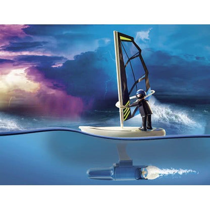 PLAYMOBIL City Action Sea Rescue: Dog Rescuing a Surfer