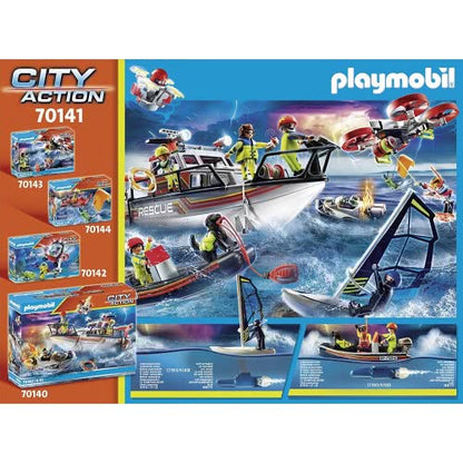 PLAYMOBIL City Action Sea Rescue: Dog Rescuing a Surfer