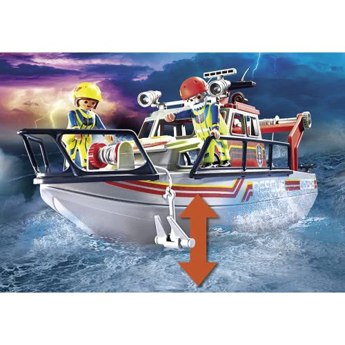 PLAYMOBIL City Action Sea Rescue Fire Fighter Boat