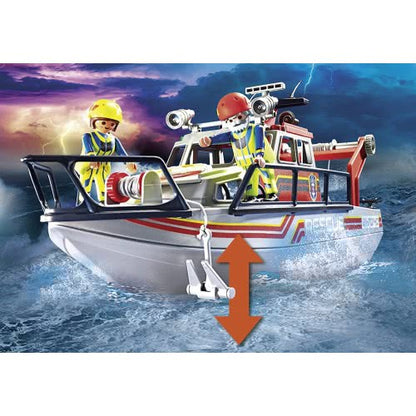 PLAYMOBIL City Action Sea Rescue Fire Fighter Boat