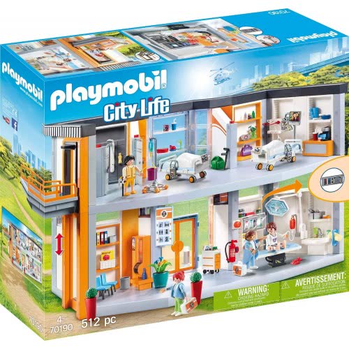 PLAYMOBIL City Life Furnished Hospital