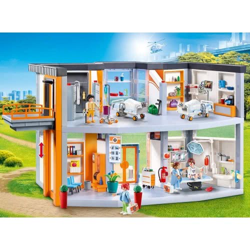 PLAYMOBIL City Life Furnished Hospital