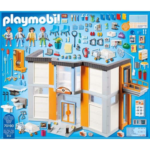 PLAYMOBIL City Life Furnished Hospital