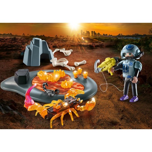 PLAYMOBIL Dino Rise Starter Pack Fire Scorpion Kaidan