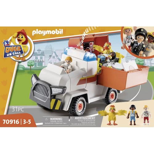 PLAYMOBIL Duck On Call Ambulance Emergency Vehicle