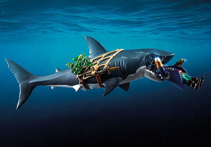 PLAYMOBIL Pirate with Giant Shark 71793