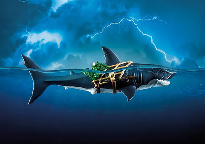 PLAYMOBIL Pirate with Giant Shark 71793