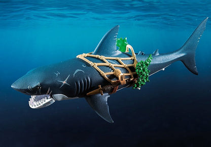 PLAYMOBIL Pirate with Giant Shark 71793