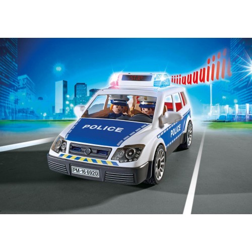 PLAYMOBIL Police Car with Lights and Sound