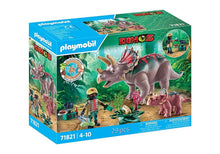 Playmobil Dinos Triceratops Family 71821
