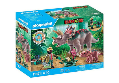 Playmobil Dinos Triceratops Family 71821