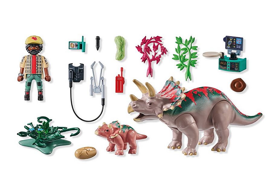 Playmobil Dinos Triceratops Family 71821