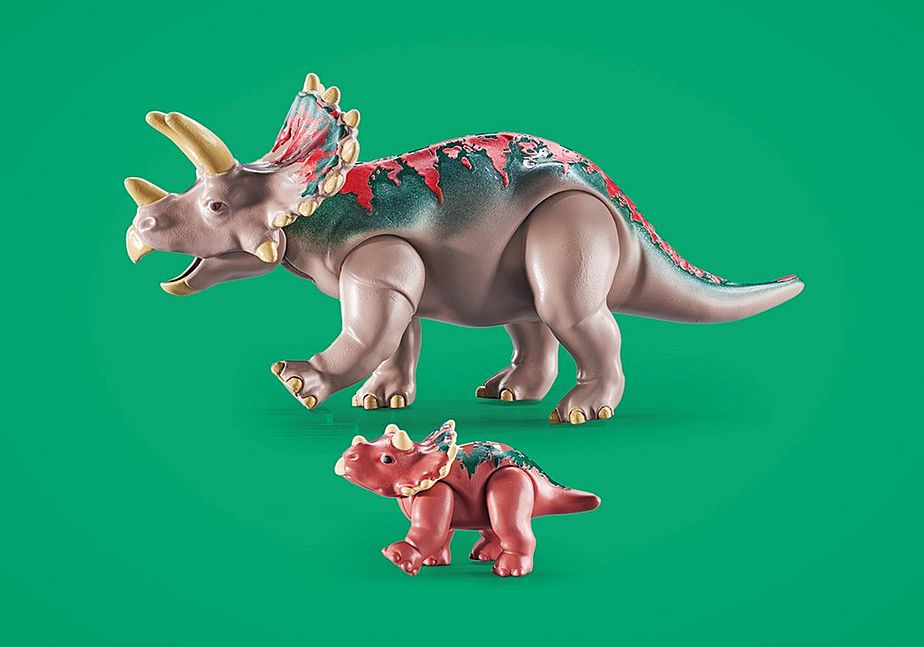 Playmobil Dinos Triceratops Family 71821