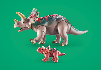 Playmobil Dinos Triceratops Family 71821