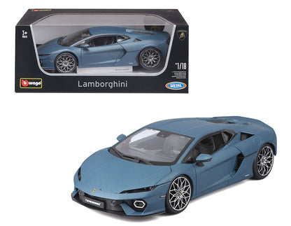 BBurago 1:18 Diecast Model 2024 Lamborghini Temerario Matte Blue - Wild Willy