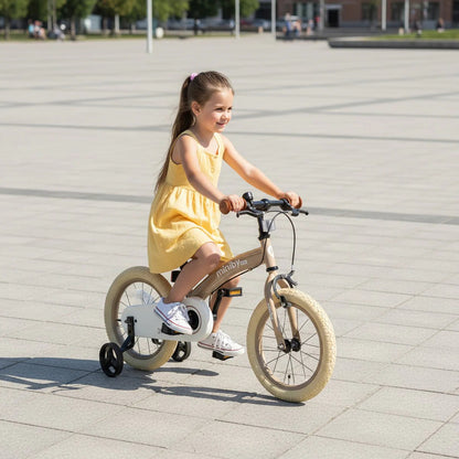 Qplay Children's Bike 12 inch - 3 in 1 - Balance Bike - Mocha
