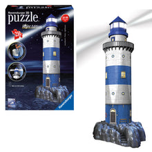 RAVENSBURGER 3D Light Up Lighthouse Night Edition Puzzle