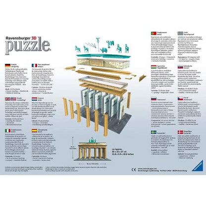 RAVENSBURGER 3D PUZZLE MAXI 216 pcs BRANDENBURG GATE