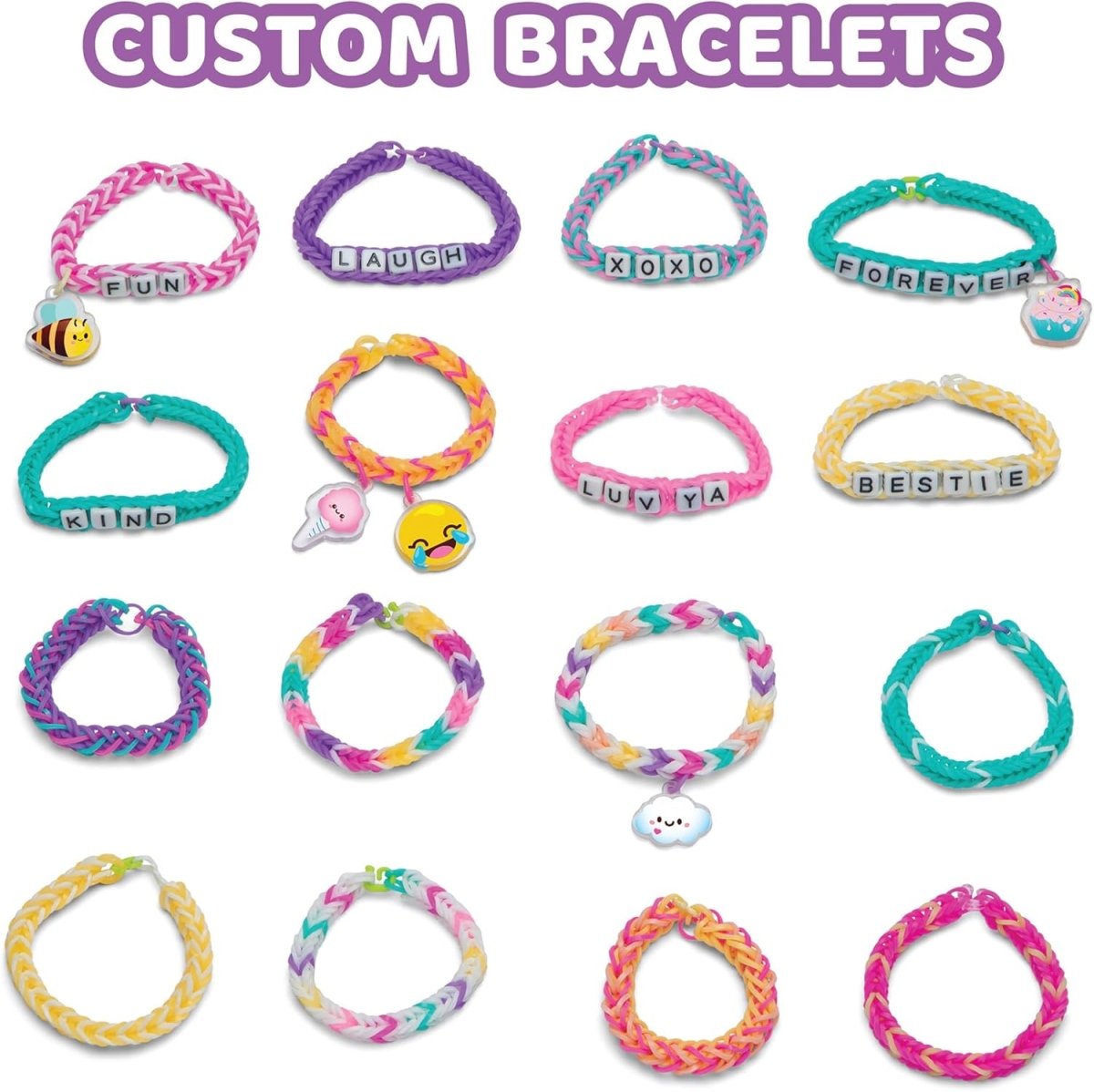 Rainbow Loom Forever Friends 3000+ Piece Rubber Band Bracelet Kit - Wild Willy