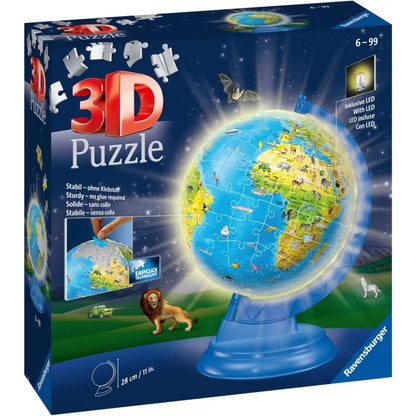 Ravensburger 3D Puzzle Illuminated Globe - Wild Willy