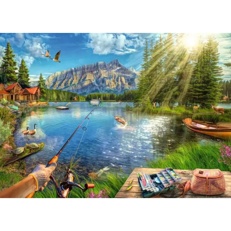 Ravensburger Life At The Lake 1000 Pieces Jigsaw Puzzle - Wild Willy