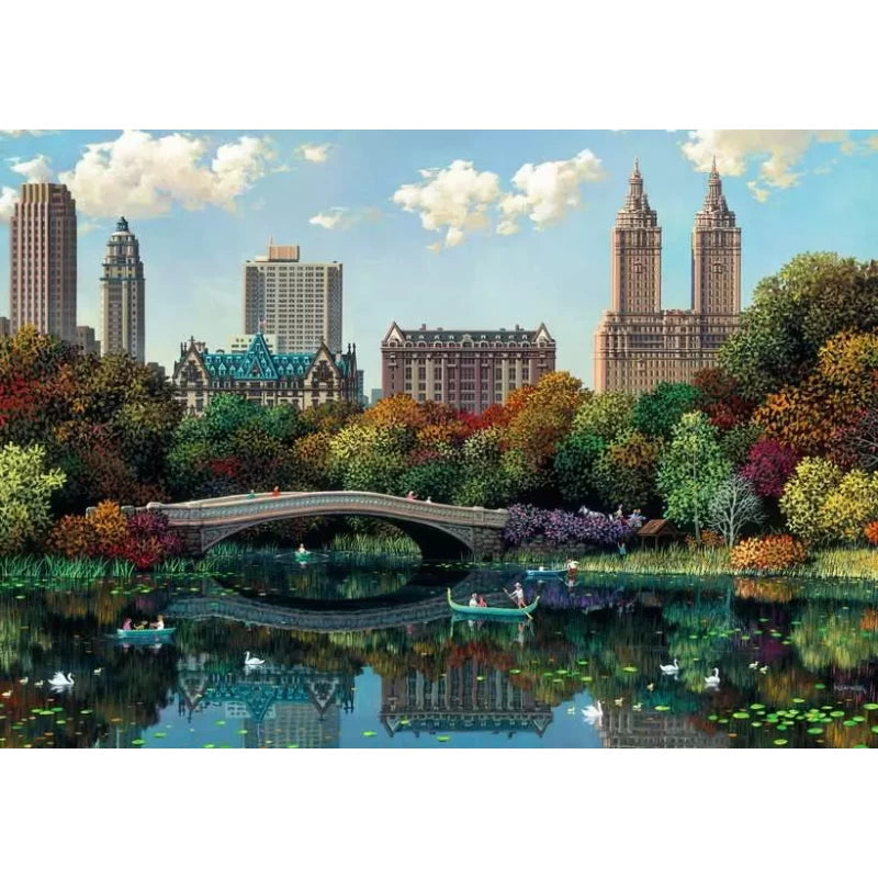 Ravensburger New York Central Park Bow Bridge 1000-Piece Jigsaw Puzzle - Wild Willy